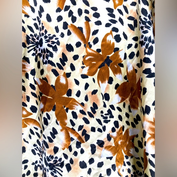 Vintage Sleeveless Floral/Animal Print Maxi Dress - Picture 4 of 5